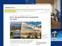 Bild zum Artikel: Hippe kleine Städteschwestern: Bern, die gemütlichste Hauptstadt der Welt