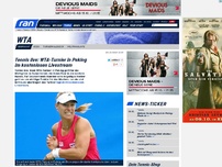 Bild zum Artikel: WTA-Turnier in Peking im kostenlosen Livestream