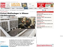 Bild zum Artikel: Polizei-Waffenlager in Wiener Flüchtlingsheim