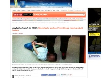 Bild zum Artikel: Asylunterkunft in NRW: Wachleute sollen Flüchtlinge misshandelt haben