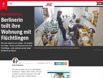 Bild zum Artikel: Berlinerin teilt ihre Wohnung mit Flüchtlingen