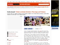 Bild zum Artikel: Kulturkampf: Türkei verbietet Schülern Piercings und Tattoos
