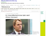 Bild zum Artikel: FDP-Politiker: Ex-Gesundheitsminister Bahr wird Allianz-Vorstand