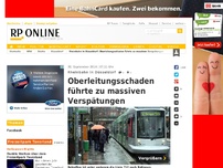 Bild zum Artikel: Rheinbahn in Düsseldorf - Oberleitungsschaden führte zu massiven Verspätungen