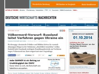 Bild zum Artikel: Völkermord-Vorwurf: Russland leitet Verfahren gegen Ukraine ein