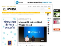 Bild zum Artikel: Betriebssystem - Microsoft präsentiert Windows 10