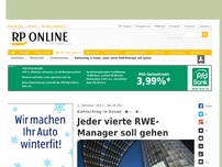 Bild zum Artikel: Kahlschlag in Essen - Jeder vierte RWE-Manager soll gehen