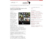 Bild zum Artikel: Gericht in Holland fällt Urteil im Fall Chevron gegen Ecuador