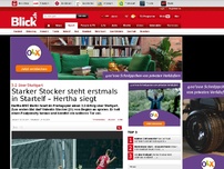 Bild zum Artikel: 3:2 über Stuttgart: Starker Stocker steht erstmals in Startelf – Hertha siegt