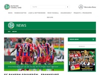 Bild zum Artikel: FC Bayern souverän - Frankfurt klettert auf Platz fünf