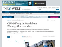Bild zum Artikel: Millionenrückzahlung: CSU-Stiftung in Skandal um Fördergelder verwickelt