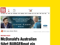 Bild zum Artikel: Individuell belegt! - McDonald's Australien führt BURGERmat ein