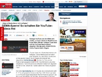 Bild zum Artikel: „Video in Deutschland nicht verfügbar“ - GEMA-Sperre! So schalten Sie YouTube-Videos frei