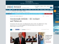 Bild zum Artikel: Fortschrittsbericht: Gravierende Defizite – EU rechnet mit Türkei ab