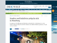 Bild zum Artikel: Syrien-Konflikt: Kurden und Salafisten prügeln sich in Hamburg
