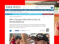 Bild zum Artikel: Straßenproteste: Diese Gruppen leben ihren Hass in Deutschland aus