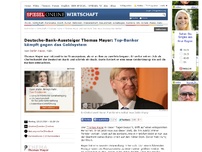 Bild zum Artikel: Deutsche-Bank-Aussteiger Thomas Mayer: Top-Banker kämpft gegen das Geldsystem