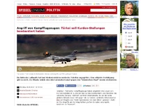 Bild zum Artikel: Angriff von Kampfflugzeugen: Türkei soll Kurden-Stellungen bombardiert haben