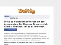 Bild zum Artikel: Diese 25 Naturwunder werden dir den Atem rauben. Bei Nummer 24 musste ich dreimal hinsehen, um...