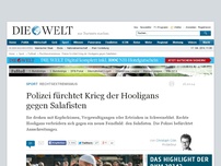 Bild zum Artikel: Rechtsextremismus: Polizei fürchtet Krieg Hooligans gegen Salafisten