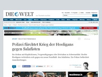 Bild zum Artikel: Rechtsextremismus: Polizei fürchtet Hooligan-Krieg gegen Salafisten