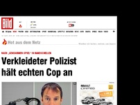 Bild zum Artikel: Verdrehte Rollen - Verkleideter Polizist hält echten Cop an