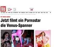 Bild zum Artikel: Mit Busen-Kamera - Jetzt filmt ein Pornostar die Venus-Spanner