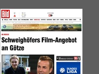 Bild zum Artikel: Mario Götze - Film-Angebot für Bayern-Star