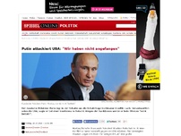 Bild zum Artikel: Putin attackiert USA: 'Wir haben nicht angefangen'