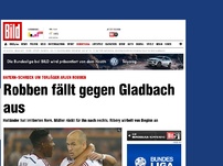 Bild zum Artikel: Arjen Robben - Bayern-Star fällt gegen Gladbach aus