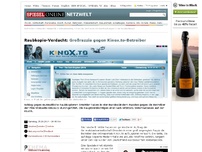 Bild zum Artikel: Raubkopie-Verdacht: Großrazzia gegen Kinox.to-Betreiber