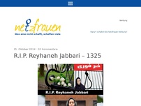 Bild zum Artikel: R.I.P. Reyhaneh Jabbari – 1325