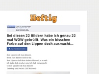 Bild zum Artikel: Bei diesen 22 Bildern habe ich genau 22 mal WOW gebrüllt. Was ein bisschen Farbe auf den Lippen...