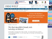 Bild zum Artikel: Islam-Satire: Wer hat eigentlich Grund, sich beleidigt zu fühlen?