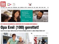 Bild zum Artikel: Zurück im Pflegeheim - Emil (100) nach Rauswurf gerettet!