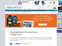 Bild zum Artikel: Radikaler Islam: Islamophobie? Wir nennen es Aufklärung!