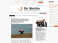 Bild zum Artikel: EU droht Briten mit Verbannung auf trostlose, verregnete Insel, falls sie Nachzahlung nicht leisten