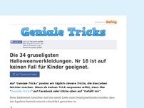 Bild zum Artikel: Die 34 gruseligsten Halloweenverkleidungen. Nr 18 ist auf keinen Fall für Kinder geeignet.