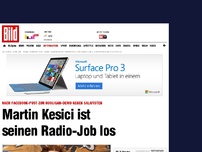 Bild zum Artikel: Nach Facebook-Post - Martin Kesici ist Radio-Job los