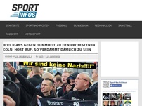 Bild zum Artikel: Hooligans gegen Dummheit zu den Protesten in Köln: Hört auf, so verdammt dämlich zu sein