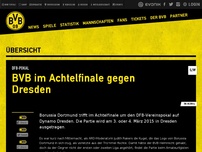 Bild zum Artikel: BVB im Achtelfinale gegen Dresden