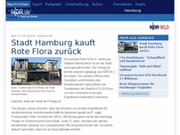 Bild zum Artikel: Stadt Hamburg kauft Rote Flora zurück