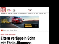Bild zum Artikel: Horror-Scherz - Eltern veräppeln Sohn mit Ebola-Diagnose