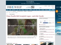 Bild zum Artikel: Ernährungstrend: Diese Familie lebt komplett vegan, sogar die Hunde