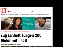 Bild zum Artikel: Cloppenburg - Zug schleift Jungen 200 Meter mit – tot!
