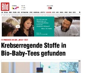 Bild zum Artikel: ZDF-„Wiso“-Test - Krebserregende Stoffe in Bio-Baby-Tees!