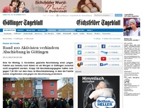 Bild zum Artikel: Rund 100 Aktivisten verhindern Abschiebung in Göttingen