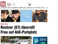 Bild zum Artikel: Horror-Crash - Rentner (87) überrollt Frau auf Aldi-Parkplatz