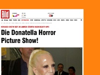 Bild zum Artikel: Versace-Chefin - Die Donatella Horror Picture Show!