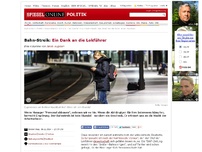 Bild zum Artikel: Bahn-Streik: Ein Dank an die Lokführer